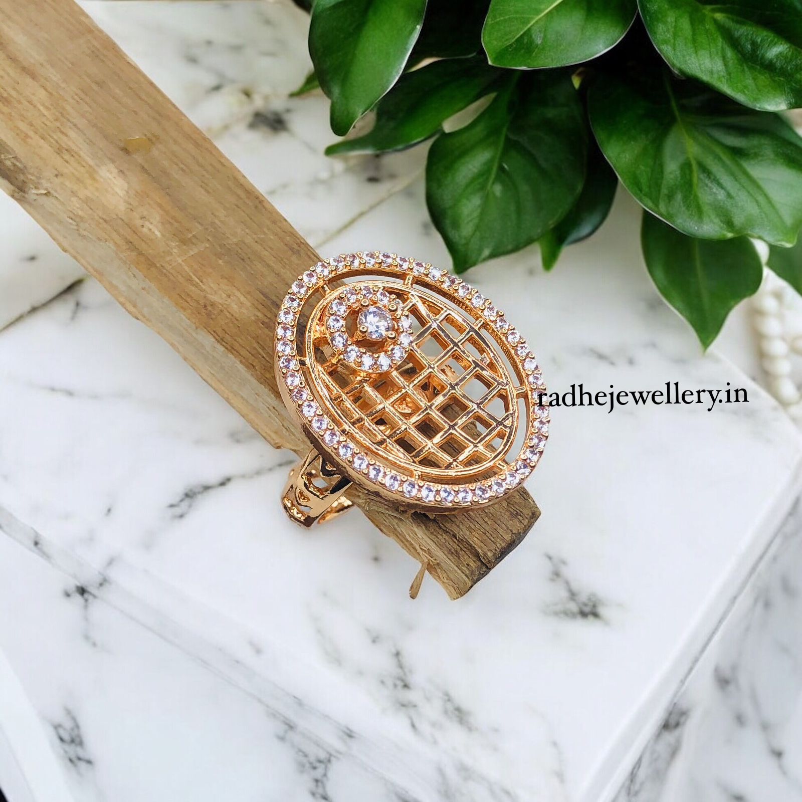 Bollywood Ring /Statement Indian Ring /Party Victorian Ring / Bridal Diamond Finger Ring