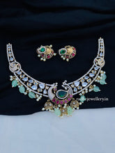 Peacock Victorian Gutapusalu Necklace