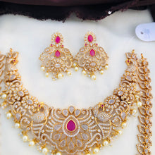 Indian Bridal Jewelry Set, Emerald Green Kundan Choker Necklace with