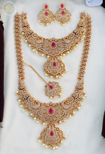 Indian Bridal Jewelry Set, Emerald Green Kundan Choker Necklace with