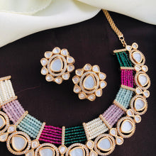 Designer Choker necklace,Polki necklace Kundan,wedding necklace for women/girls