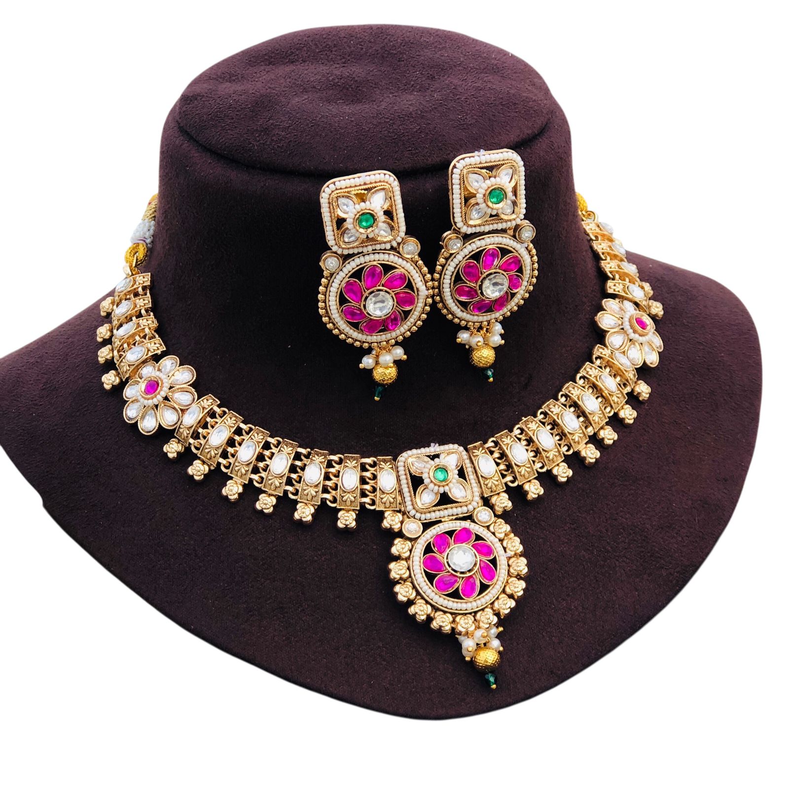 Designer Choker necklace,Polki necklace Kundan,wedding necklace for women/girls