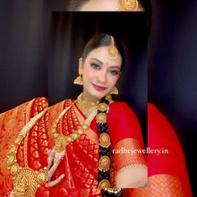 Premium Quality Chandrama Lakshmi Full Bridal Set of 17 Items, Matte Finish, Religious Design