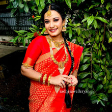 Premium Quality Chandrama Lakshmi Full Bridal Set of 17 Items, Matte Finish, Religious Design