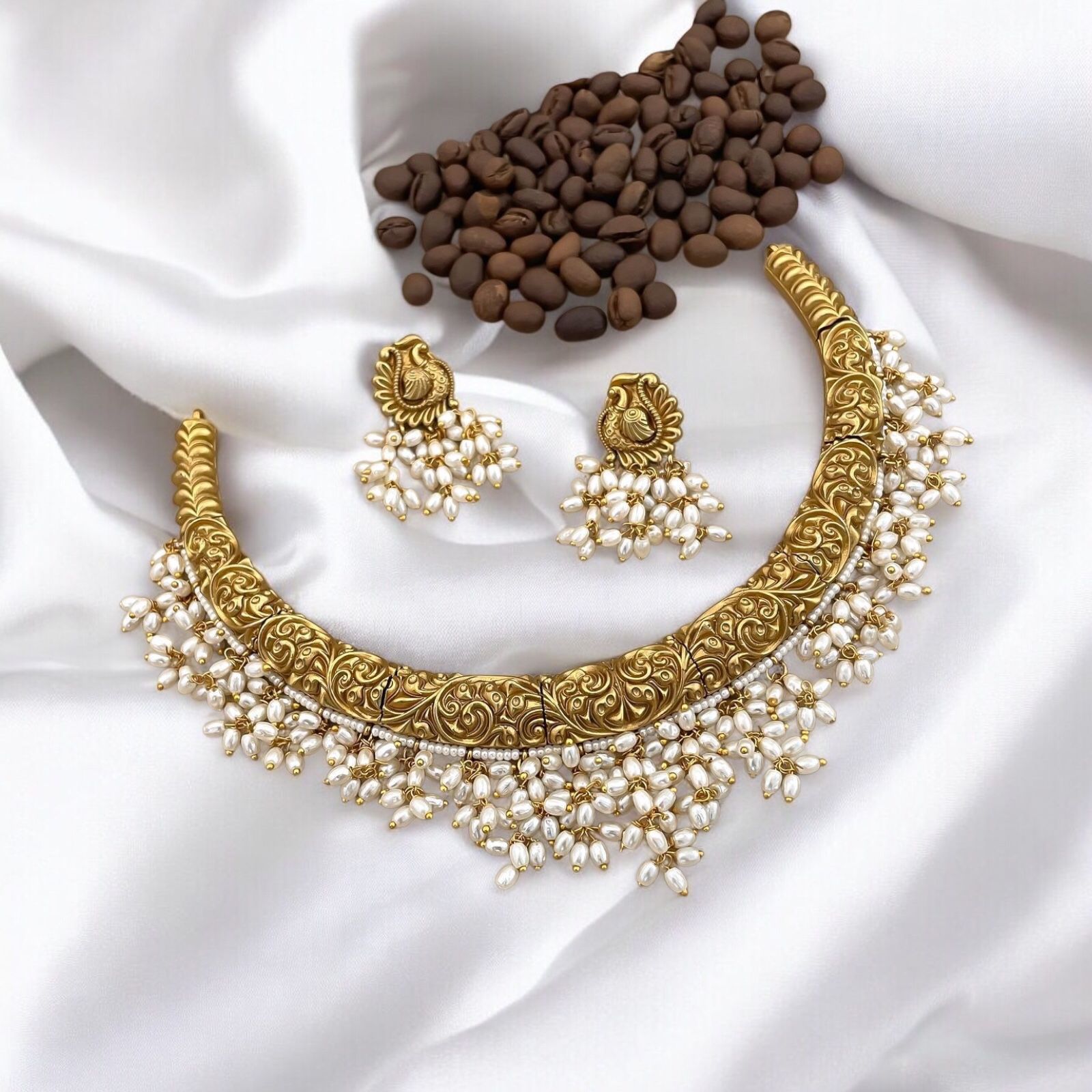 Traditional Ad Stone Multicolor Hasli Necklace (Copy)