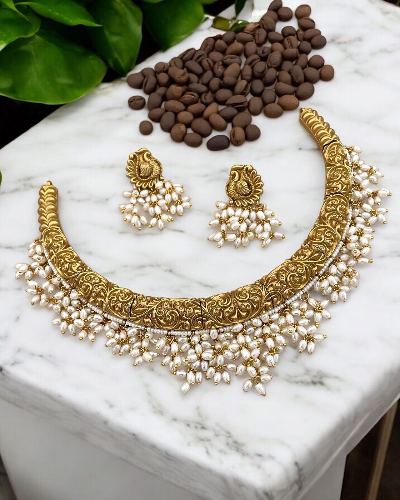 Traditional Ad Stone Multicolor Hasli Necklace (Copy)