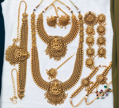 Laxmi Bridal Jewelry Set: Gold Plated Indian Wedding Jewellery