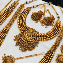 Laxmi Bridal Jewelry Set: Gold Plated Indian Wedding Jewellery