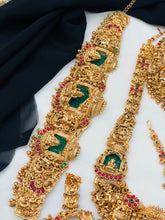 Grand Temple Jewellery Bridal Set | South Indian Antique Gold Necklace Set | Lakshmi Design Wedding Collection