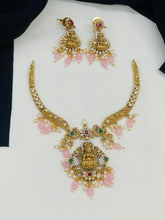 Antique Lakshmi Golden Beads Necklace