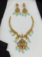 Antique Lakshmi Golden Beads Necklace
