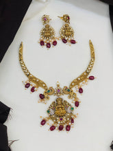 Antique Lakshmi Golden Beads Necklace