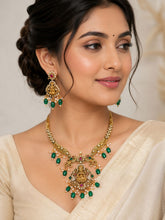 Antique Lakshmi Golden Beads Necklace