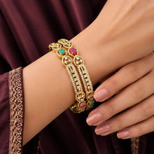 Ad stone bangles set