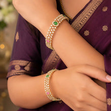 Ad stone bangles set