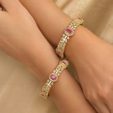 Ad stone bangles set