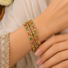 Premium AD Stone Designer Bangles Pair