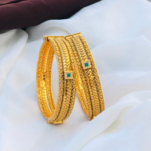 Royal Antique Gold Filigree Designer Bangle Set