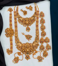 Antique Temple Jewellery Bridal Set | Elephant Lakshmi Necklace Set