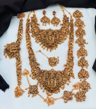 Antique Temple Jewellery Bridal Set | Elephant Lakshmi Necklace Set