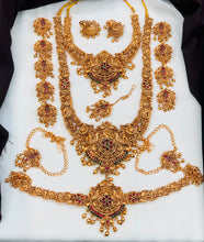 Antique Temple Jewellery Bridal Set | Elephant Lakshmi Necklace Set