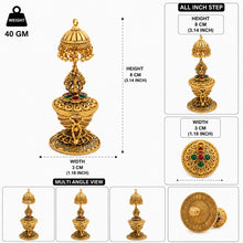Antique Gold Lakshmi Diya