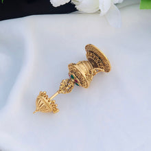 Antique Gold Lakshmi Diya