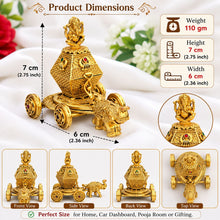 Antique Ganesha Kumkum Box