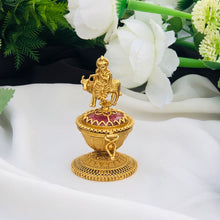Antique Krishna Kumkum Box