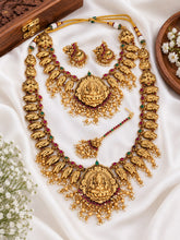 Matte Gold Plated Indian Necklace Set: Handmade Ethnic Jewelry