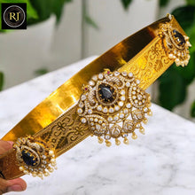 Gold Plated Waist Belt With AD Stones peacock Pendant