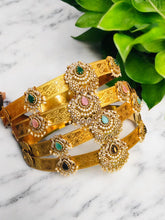 Gold Plated Waist Belt With AD Stones peacock Pendant