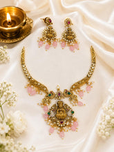 Antique Lakshmi Golden Beads Necklace