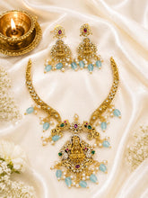 Antique Lakshmi Golden Beads Necklace