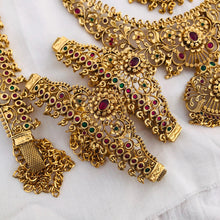 South Indian Bridal Wedding Set. High Quality Brass. A Premium Quality Jewellery Set For The Indian Bride Dulhan