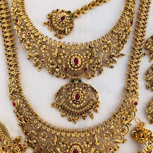 South Indian Bridal Wedding Set. High Quality Brass. A Premium Quality Jewellery Set For The Indian Bride Dulhan