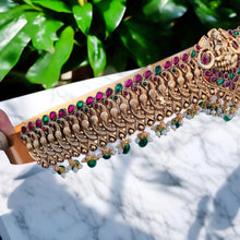 Beautiful Lakshmi Devi Hip Belt/hip belt for women saree Adjustable Indian waist belt/Hip Belt/Waist Chain/ Kamarbandh