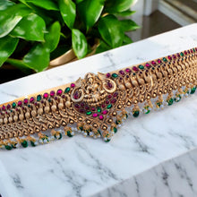 Beautiful Lakshmi Devi Hip Belt/hip belt for women saree Adjustable Indian waist belt/Hip Belt/Waist Chain/ Kamarbandh