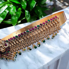 Beautiful Lakshmi Devi Hip Belt/hip belt for women saree Adjustable Indian waist belt/Hip Belt/Waist Chain/ Kamarbandh