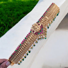 Beautiful Lakshmi Devi Hip Belt/hip belt for women saree Adjustable Indian waist belt/Hip Belt/Waist Chain/ Kamarbandh