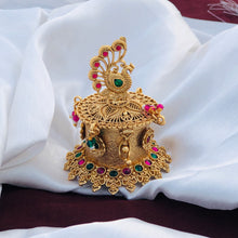 Classic Kumkum Box/Gold Plated Sidoor Box Gold sindoor box/Wedding Gift/Pooja Accessory