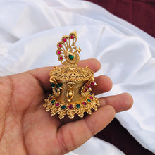 Classic Kumkum Box/Gold Plated Sidoor Box Gold sindoor box/Wedding Gift/Pooja Accessory