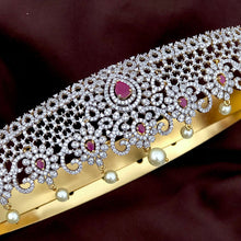 AD Stones Studded Rich & Royal Designer Hip Belt With Pearls