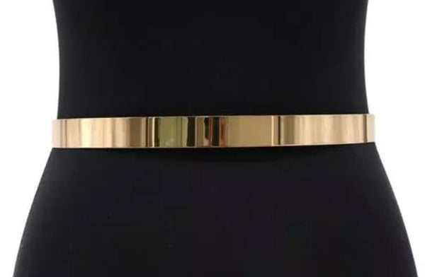 gold Plain hip belt for women saree Adjustable Indian waist belt [SIZE -38 TO 42 adjustable