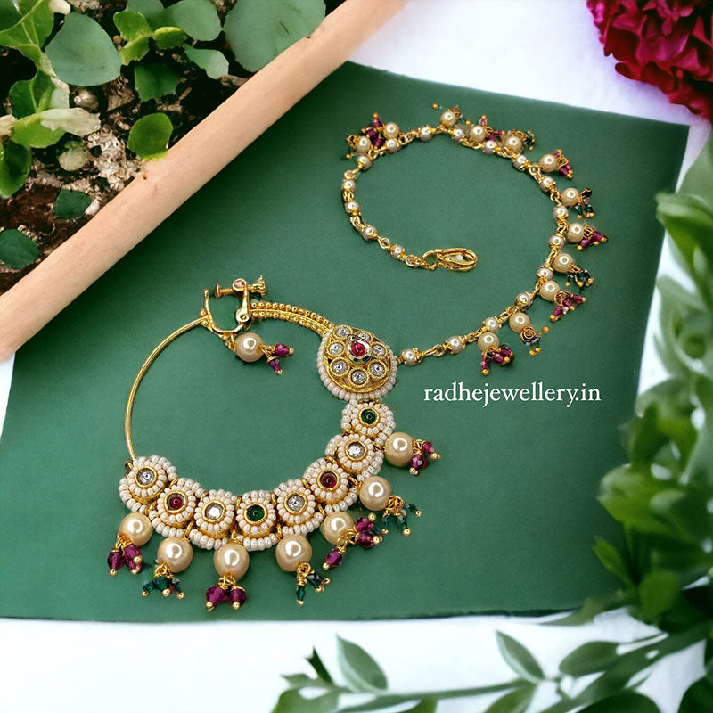 Meenakari Nath, Ethnic Nose Rings For Desi Women & Girls