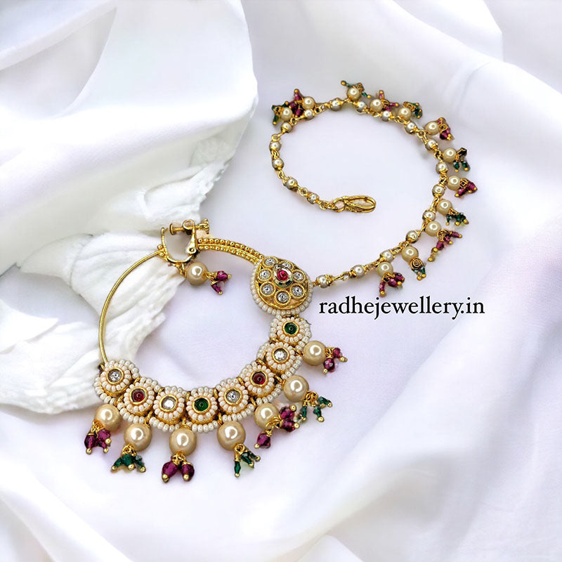 Meenakari Nath, Ethnic Nose Rings For Desi Women & Girls