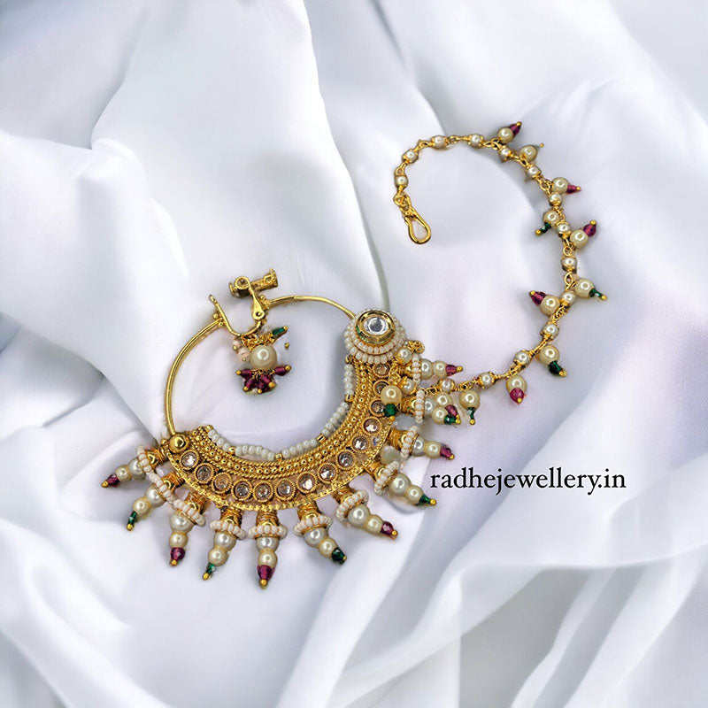 Meenakari Nath, Ethnic Nose Rings For Desi Women & Girls