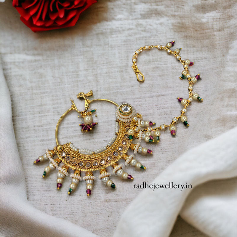 Meenakari Nath, Ethnic Nose Rings For Desi Women & Girls